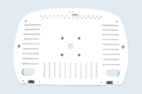 Plateau stratifié compact. Usinage selon process optimisé pour obtenir un coût minimal.
